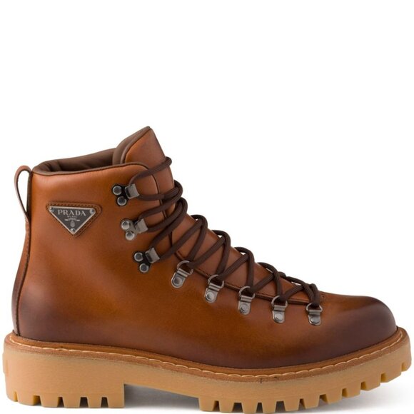 Prada Lace-Up Ankle Boots UK 7 Men - Picture 1 of 5